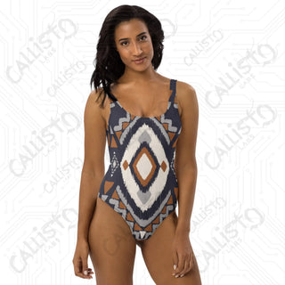 Aztec Style One-Piece Swimsuit