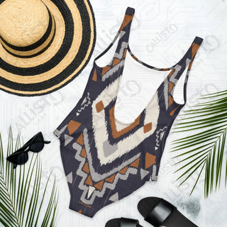 Aztec Style One-Piece Swimsuit