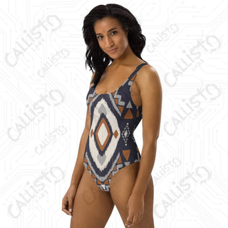 Aztec Style One-Piece Swimsuit