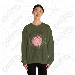 Be the Good See the Good Hippie Sun Crewneck Sweatshirt