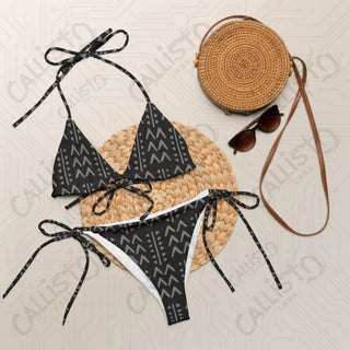 Boho Arrow Recycled String Bikini - 2XS