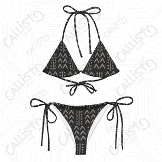 Boho Arrow Recycled String Bikini