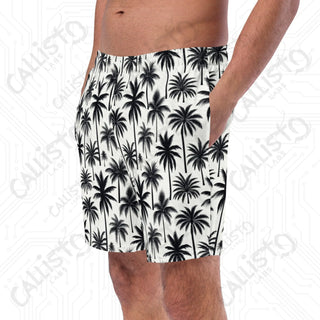 Classic Palm Tree Swim Trunks - 2XS - Men’s Swim Trunks