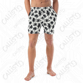 Classic Palm Tree Swim Trunks - Men’s Swim Trunks