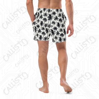 Classic Palm Tree Swim Trunks - Men’s Swim Trunks