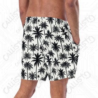 Classic Palm Tree Swim Trunks - Men’s Swim Trunks