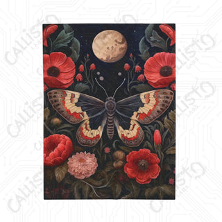 Colorful Boho Butterfly Velveteen Plush Blanket - Vibrant and Cozy Home Décor Accent - 30’ × 40’