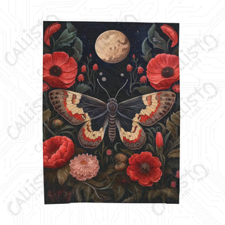 Colorful Boho Butterfly Velveteen Plush Blanket - Vibrant and Cozy Home Décor Accent - 60’ × 80’