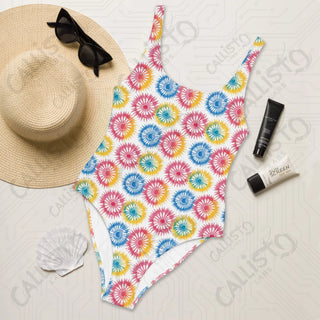 Colorful Psychedelic One-Piece Swimsuit - XS - One Piece