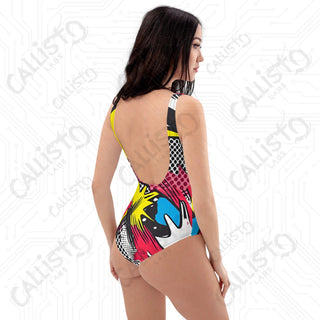 Comic Strip POW One-Piece Swimsuit