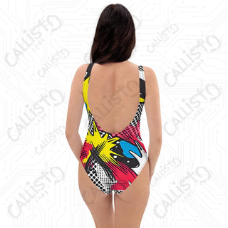 Comic Strip POW One-Piece Swimsuit