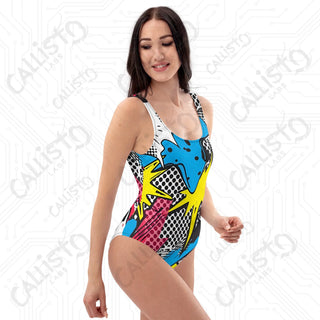 Comic Strip POW One-Piece Swimsuit