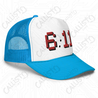 6:11 Bible Scripture Foam trucker hat