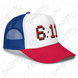 6:11 Bible Scripture Foam trucker hat