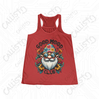 Good Mood Club Flowy Racerback Tank - Red / XS