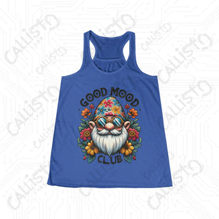 Good Mood Club Flowy Racerback Tank - True Royal / XS