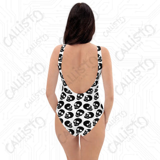 Gothic Skulls One-Piece Swimsuit - One Piece