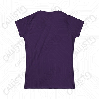 Purple softstyle tee with ’I am’ phrase from ’It’s Me, Hi, I’m The Bride’ product