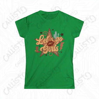 Let’s Go Girls Women’s Bachelorette Party Softstyle Tee - Irish Green / S