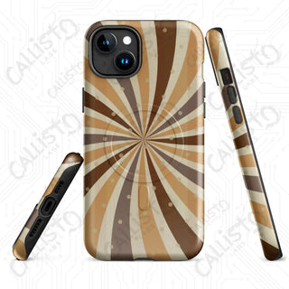 Coffee Lover Swirls MagSafe® Tough Case iPhone® – Durable & Stylish Protection - iPhone 15 Plus