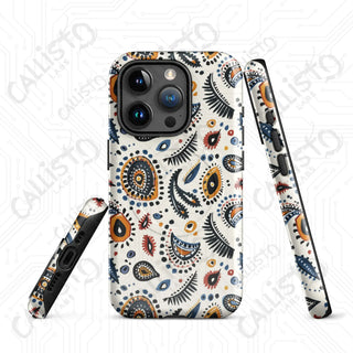 Paisley Print MagSafe® Tough Case iPhone® – Stylish & Durable Protection - iPhone 15 Pro