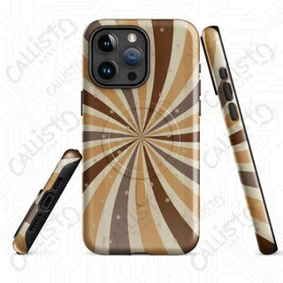 Coffee Lover Swirls MagSafe® Tough Case iPhone® – Durable & Stylish Protection - iPhone 15 Pro Max