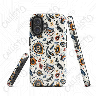 Paisley Print MagSafe® Tough Case iPhone® – Stylish & Durable Protection - iPhone 16