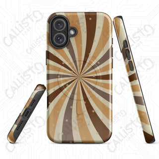 Coffee Lover Swirls MagSafe® Tough Case iPhone® – Durable & Stylish Protection - iPhone 16 Plus