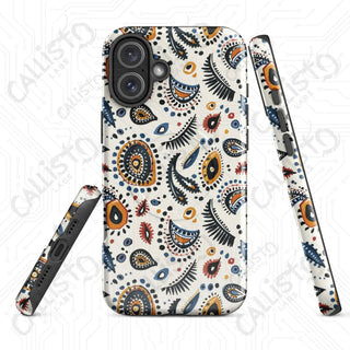 Paisley Print MagSafe® Tough Case iPhone® – Stylish & Durable Protection - iPhone 16 Plus