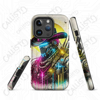 Cyberpunk Dystopian Cowboy Neon MagSafe® iPhone® Tough Case – Bold & Futuristic Style - Matte / iPhone 14 Pro