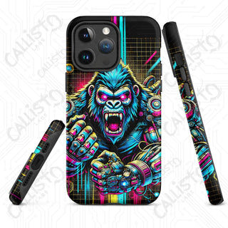 Angry Cyberpunk Gorilla MagSafe® iPhone® Tough Case – Futuristic Protection Style - Matte / iPhone 14 Pro Max