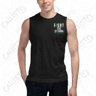 Men’s Fight the Stigma No One Fights Alone Muscle Shirt