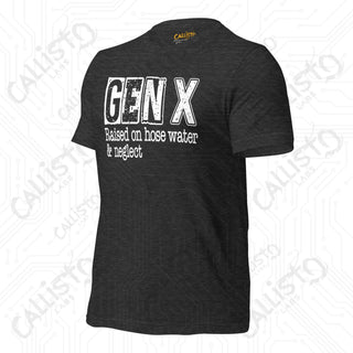 Men’s GenX Raised on Hose Water Funny T-shirt