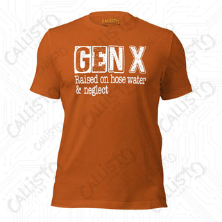 Men’s GenX Raised on Hose Water Funny T-shirt - Autumn / S