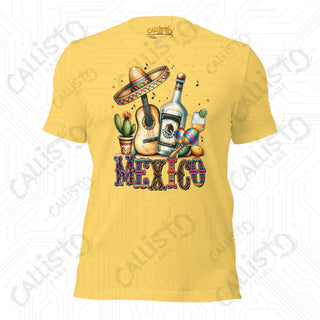 Men’s Mexico T-shirt - Yellow / S