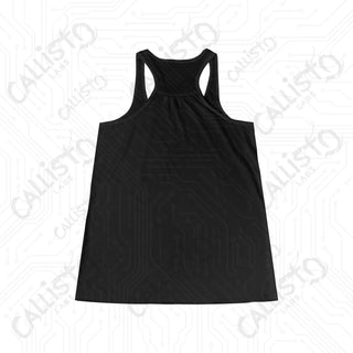 Old School Hip Hop Flowy Racerback Tank