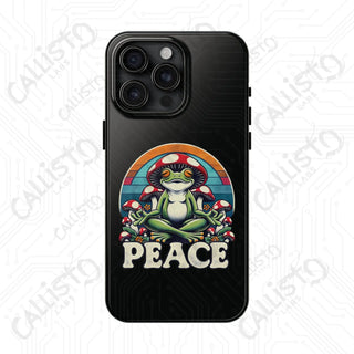 Peace and Mushrooms Stylish Phone Case - iPhone 15