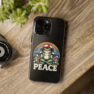 Peace and Mushrooms Stylish Phone Case - iPhone 15 Pro Max