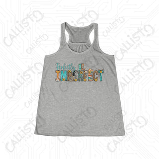 Perfectly Imperfect Western Flowy Racerback Tank - Athletic Heather / S