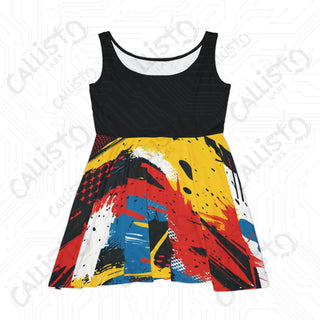 Superhero Comic Strip Women’s Skater Dress - Fun and Flattering Style