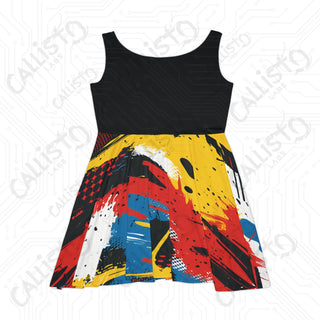 Superhero Comic Strip Women’s Skater Dress - Fun and Flattering Style