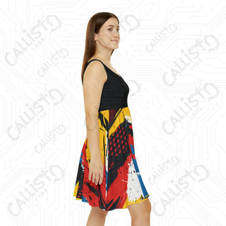 Superhero Comic Strip Women’s Skater Dress - Fun and Flattering Style