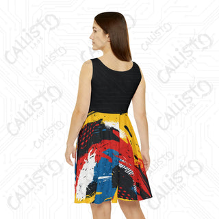 Superhero Comic Strip Women’s Skater Dress - Fun and Flattering Style