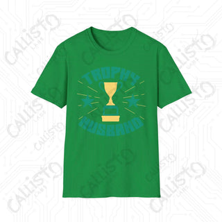 ’Trophy Husband’ Funny Men’s Softstyle T-Shirt - Irish Green / S