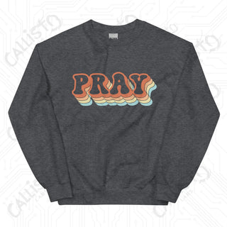 Women’s PRAY Sweatshirt - Dark Heather / S