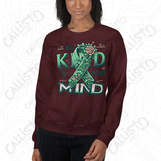 Women’s Be Kind to Your Mind Sweatshirt - Maroon / S