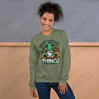 Women's Enjoy The Little Things Gnome Sweatshirt