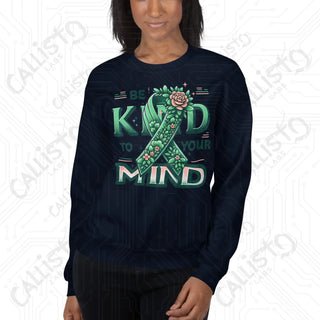 Women’s Be Kind to Your Mind Sweatshirt - Navy / S