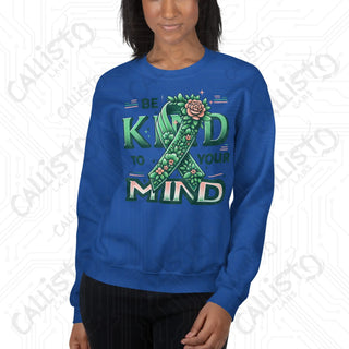 Women’s Be Kind to Your Mind Sweatshirt - Royal / S