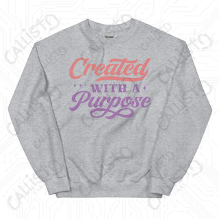 Women’s Created with a Purpose Crewneck Sweatshirt - Sport Grey / S